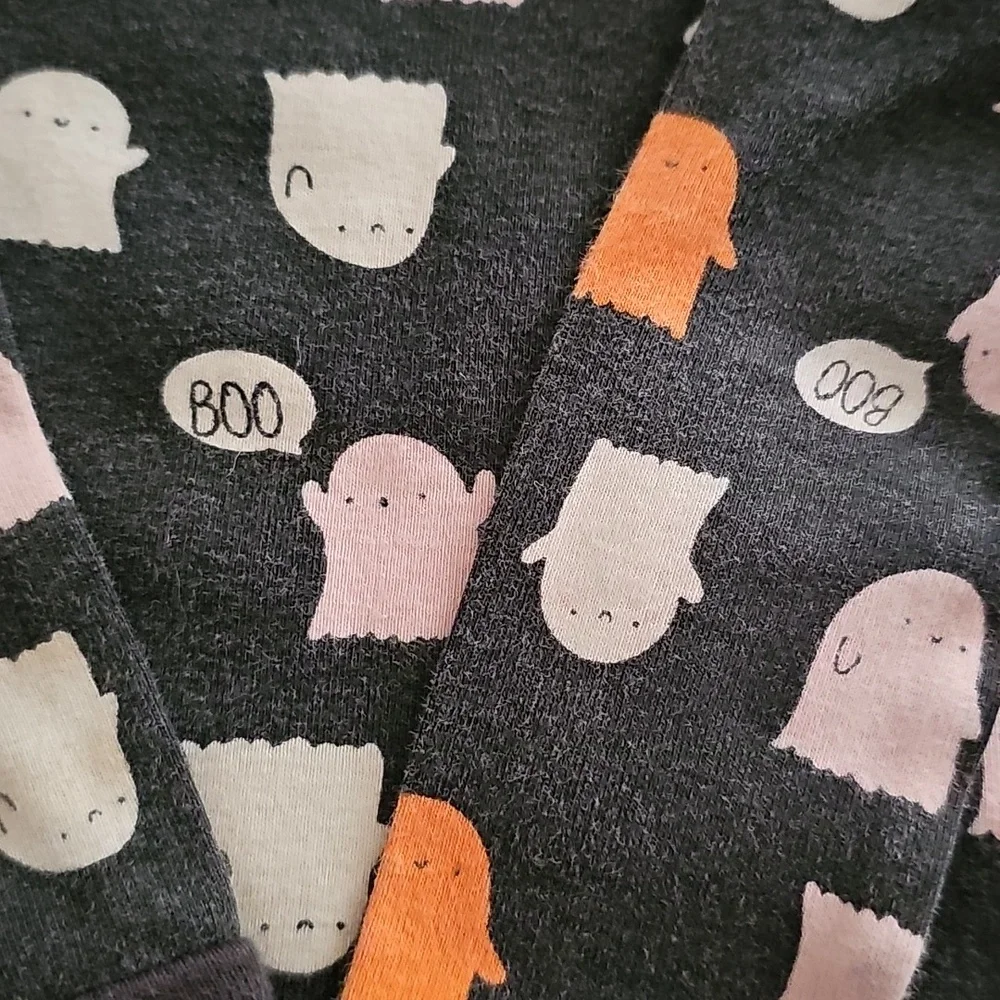 Boo 3t Pink Ghost Pj Set Long Sleeve